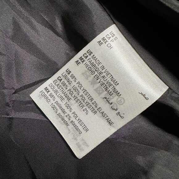 Bar III Womens Small Brown Plaid Notch-Collar Blazer Jacket V-Neck One Button LS - Picture 9 of 12